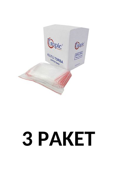 Yakutsan Tropic 3 Pack Ziplock Nylon Bag 15x18 Ziplock Bag (600 pcs)