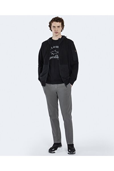 PAUL&SHARK Men's Zipped Sweatshirt C.wCotton