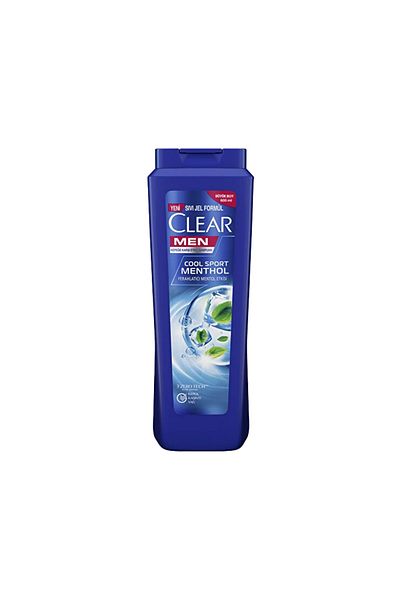 Clear 600 ml Cool Sport Menthol Shampoo - Effective Against Dandruff