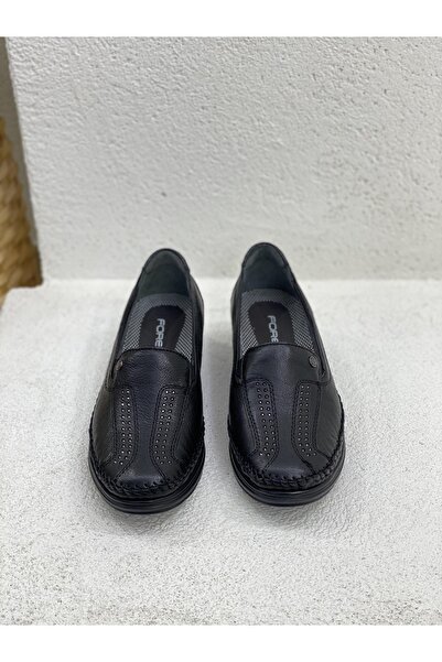 Forelli Morıza 25182 Hakiki Deri Hallux Ortopedik Kadın Günlük Ayakkabı