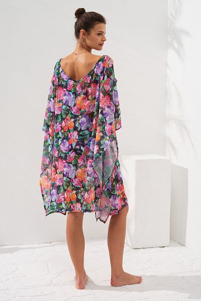 Pierre Cardin Λεπτομερές τουνίκ με λουράκι Pareo Violet 231802-d