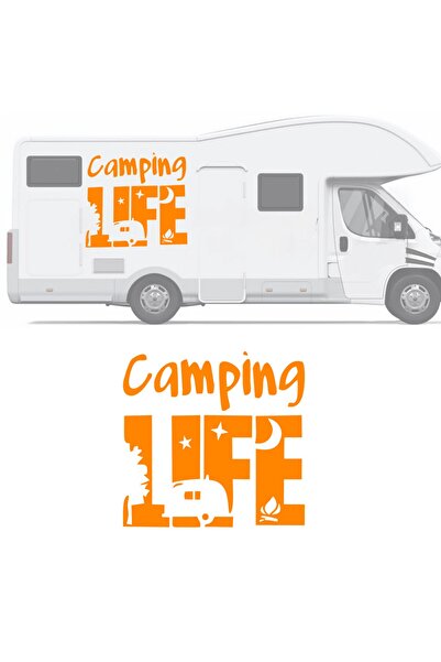 Melek Pazarı 40 × 40 سم حياة التخييم، ملصق تخييم القافلة، ملصق القافلة