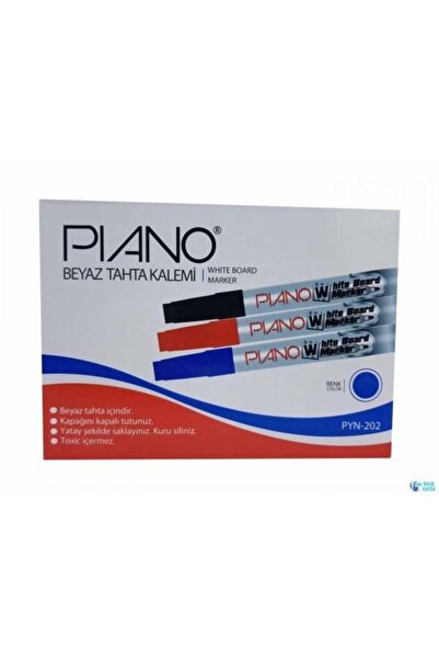 Piano Mavi Beyaz Tahta Kalemi