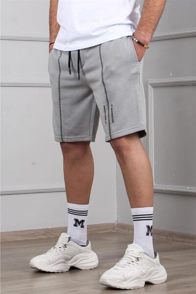 Madmext Pantaloni scurți capri afumati pentru bărbați 4849