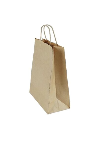 Glora Kraft Twist Handle Paper Bag - 18*24*9, 25 Pieces