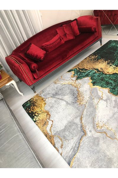 AZRACA HOME Husa pentru covor din catifea de matase