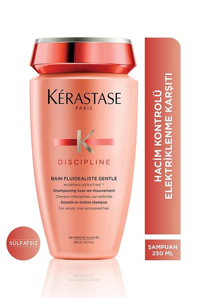 Kerastase Discipline Bain Fluidéaliste - Sulfate-Free Difficult Shaping Hair Control Alyaonlıne96521