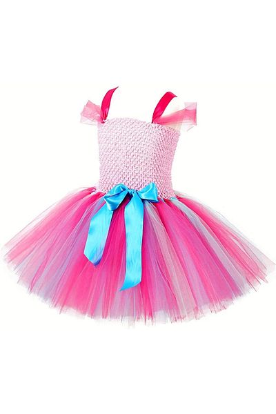 ELALEL TASARIM Ροζ Tutu Φόρεμα