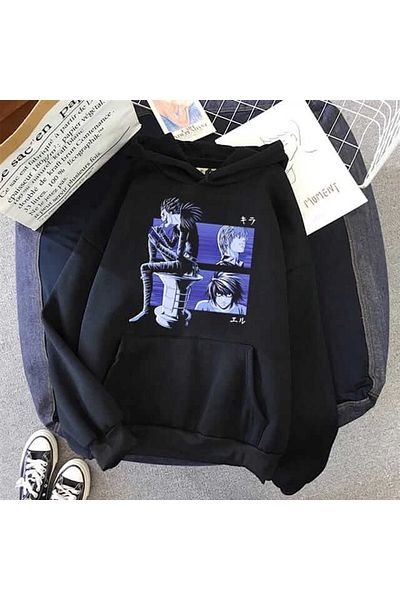 Touz Eysa Moda Unisex Anime Death Note Ryu Hoodie