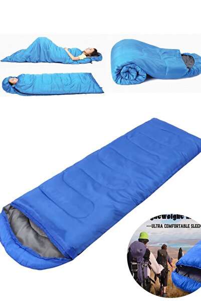 TechnoStation Profesyonel Spor Outdoor Uyku Tulumu Sıcak Tutan Kamp 190x70 Cm Her Bedene Uyumlu Termal Tulum