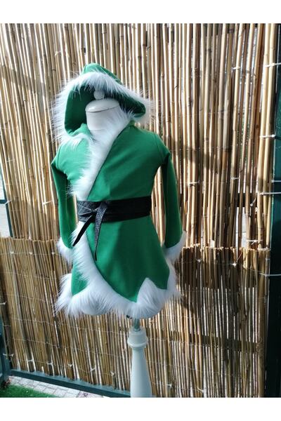 Füsun Altın Tinker Bell Kız Çocuk Peri Kostümü