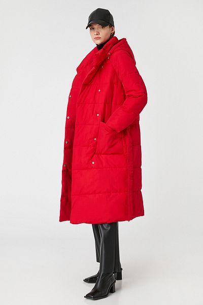 Koton Mantel - Rot - Puffer