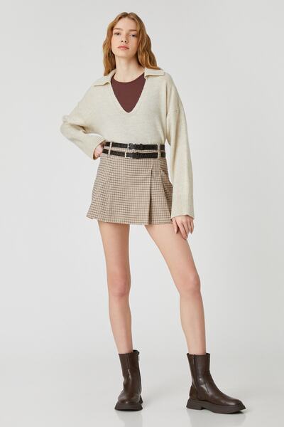 Koton Γυναικείο Μπεζ Πουλόβερ 3SAL90015HT