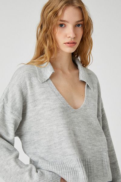 Koton Pullover - Grau - Regular Fit