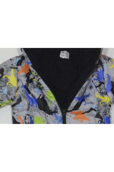 Baby Slon Kids Clup Erkek Kapüşonlu Içi Polarlı Su Ve Rüzgar Geçirmez Çocuk Mont Ve Kaban