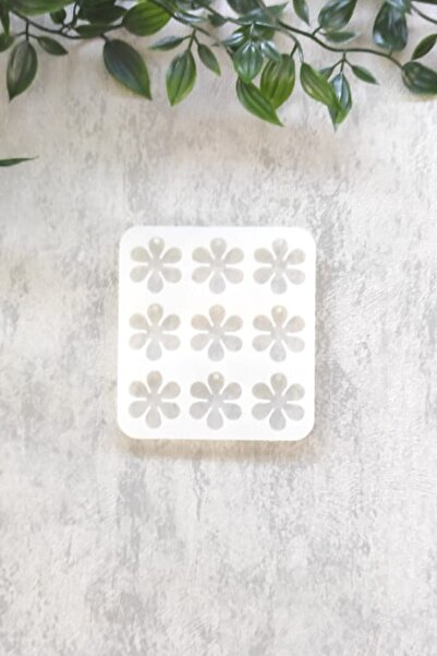By Shesel Epoksi Silikon Kalıbı Çiçek Çoklu Charm Reçine Epoksi Silikon Kalıp