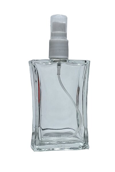 Paradise 10 Adet 100 Ml Boş Parfüm Şişesi Beyaz Renk Sprey Valfli