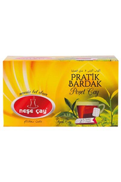 Neşe Çay Pratik Glass Bag Black Tea 25 pcs