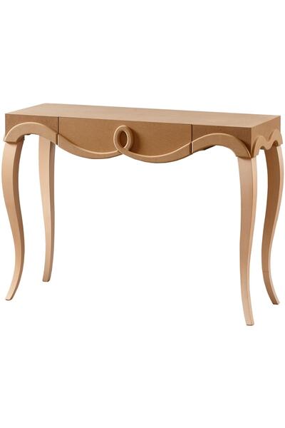 Genel Markalar Kabartmalı Dresuar 110 Cm Ham Tamamı Ahşap