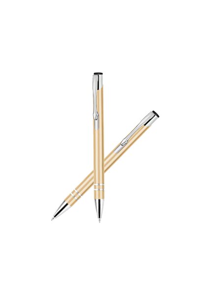 EGESTA قلم حبر جاف معدني بيج