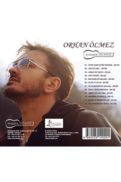 Anatolia ألبوم أورهان الخالد للرجال والنساء قرص مضغوط