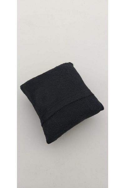 STAND MARKET Clock Pillow Domestic Suede Black 10 Pieces
