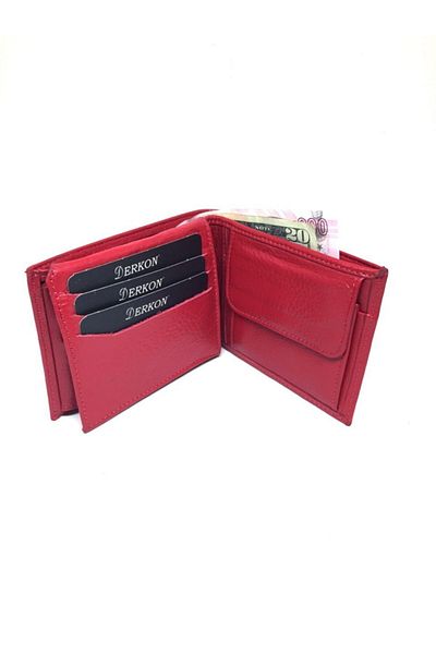 DERKON Genuine Leather Useful Men's Wallet