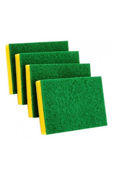 Elif mağazacılık Sun Brite 4-Piece Industrial Dish Sponge Set