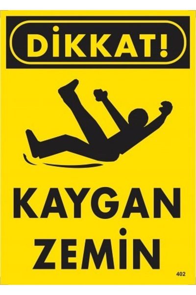 Emek İkaz Levhaları لافتة تحذير من الأرضية الزلقة التحذيرية