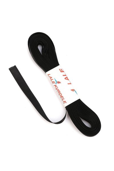 tuhafiyecimiz Black Satin Ribbon Double Sided 1cm Width 10m Ball