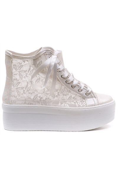 Ayakkabı Tutkusu Stilo ® Bridal Shoes Lace Sneakers