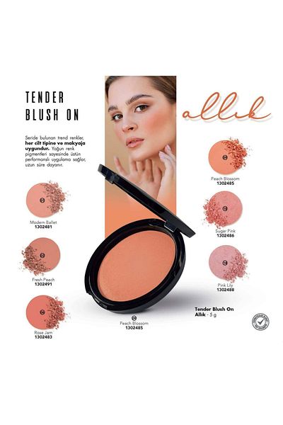 Farmasi Farması Tender Blush On Blush Fresh Peach 5g 02