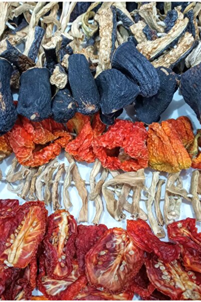 Köyevi Kurutulmuş Patlıcan-tatlı Biber-domates200 Gr-fasulye-kızartmalık Patlıcan (avantajlı Paket)