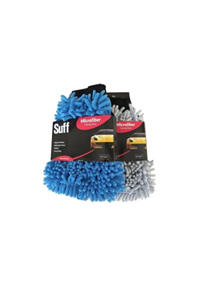 Suff Turuncugaraj Peluş Mikrofiber Oto Yıkama Eldiveni