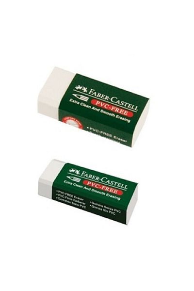 Faber Castell Eraser White Small Size 2 Pieces