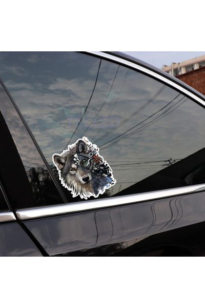 TSC Autocolant pentru mașină Mecanic Wolf Sticker Paste