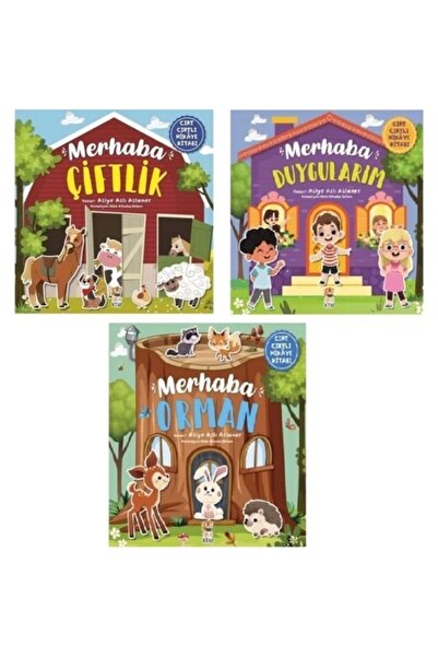 Sincap Kitap Merhaba Çiftlik + Merhaba Duygularım + Merhaba Orman / Cırt Cırt...