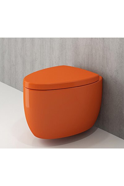 Bocchi Etna Asma Klozet Ve Kapak Turuncu 1116-012-0128