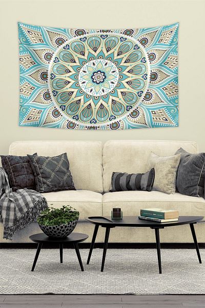 Vagonik Covor Mandala Perete 150 X 100 Cm
