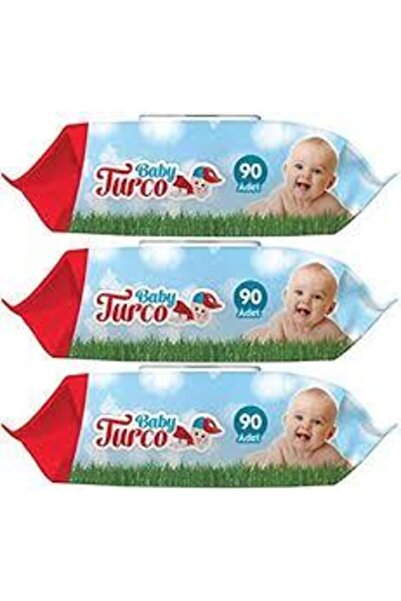Baby Turco 3x 90 منشفة أطفال مبللة