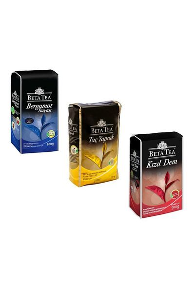 Beta Tea Bergamot Dream 500 Gr + Red Bread 500 Gr + Crown Leaf 500 Gr
