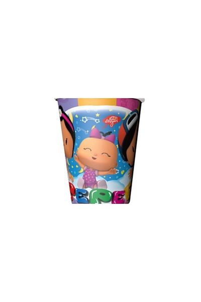 BalonEvi Pepee Themed Cardboard Cup 8 Pieces