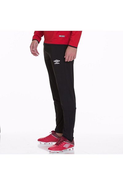 UMBRO بنطال رياضي محبوك للرجال أسود Td-0008