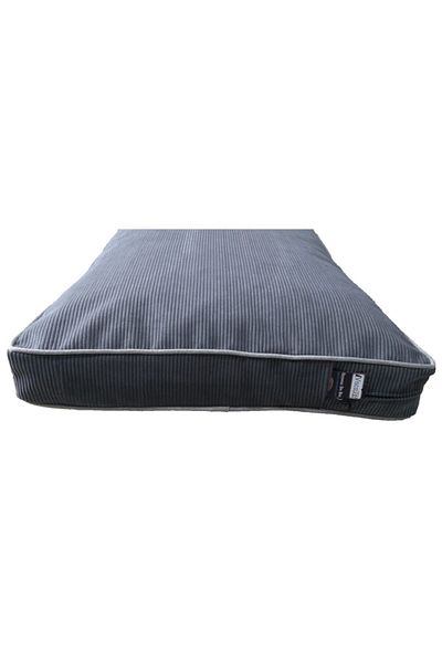 viscopet Luxury Visco Filled Double Sided and Zippered Washable Cat Dog Bed Xl 100x70x10cm-fume