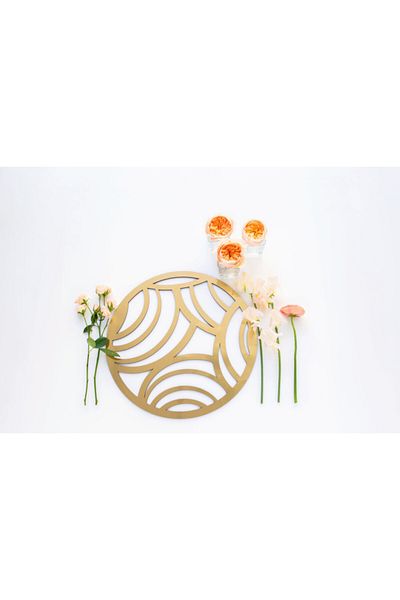 Home Art İstanbul Affinity Καθρεφτερό Πολυτελές Αμερικανικό Σερβίρισμα Σουπλά Σετ 2 (30 εκ.)