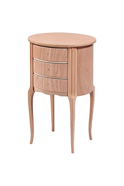 Evim Hizmet Küçük 3 Çekmeceli Oval Komot  6164