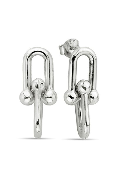 Argentum Concept 925 Ayar Gümüş Link Küpe - K094901