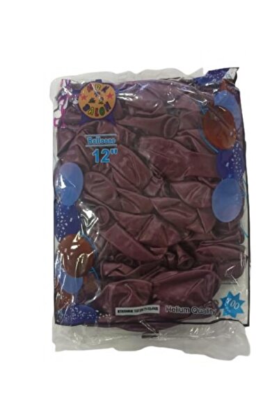 HBK بالون معدني أحمر كلاريت 100 قطعة