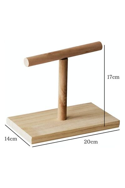 Alyones Wooden Bird Training Stand