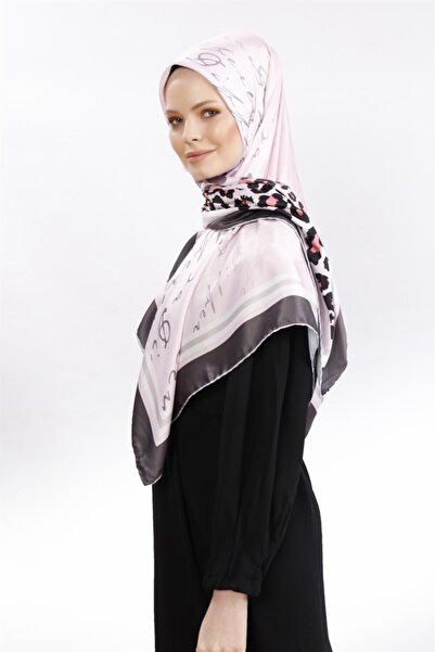 Differenza Leo Logo Patterned Powder Scarf